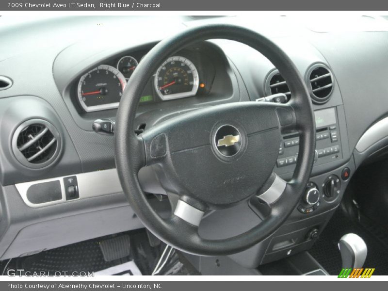 Bright Blue / Charcoal 2009 Chevrolet Aveo LT Sedan