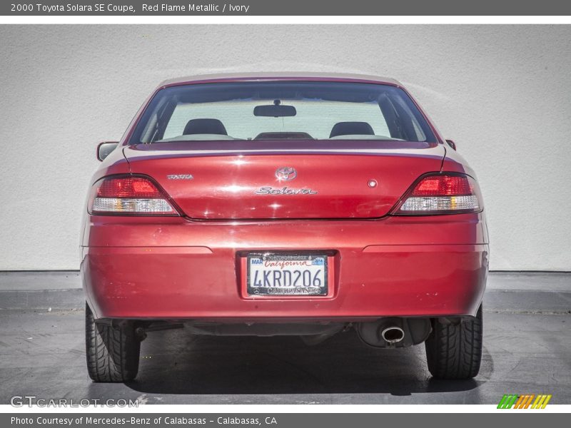 Red Flame Metallic / Ivory 2000 Toyota Solara SE Coupe