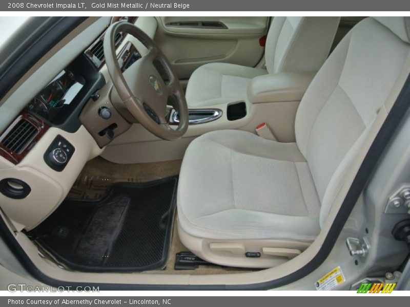 Front Seat of 2008 Impala LT