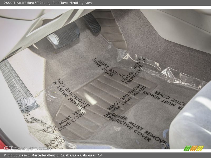 Red Flame Metallic / Ivory 2000 Toyota Solara SE Coupe