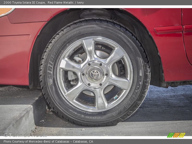 Red Flame Metallic / Ivory 2000 Toyota Solara SE Coupe