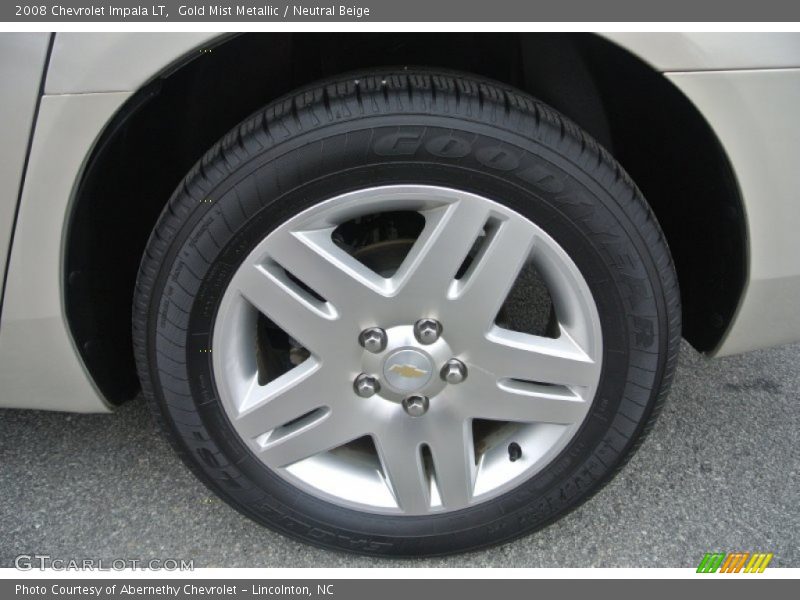 Gold Mist Metallic / Neutral Beige 2008 Chevrolet Impala LT