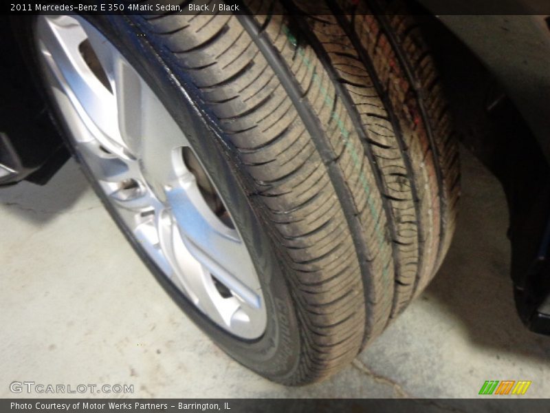 Black / Black 2011 Mercedes-Benz E 350 4Matic Sedan