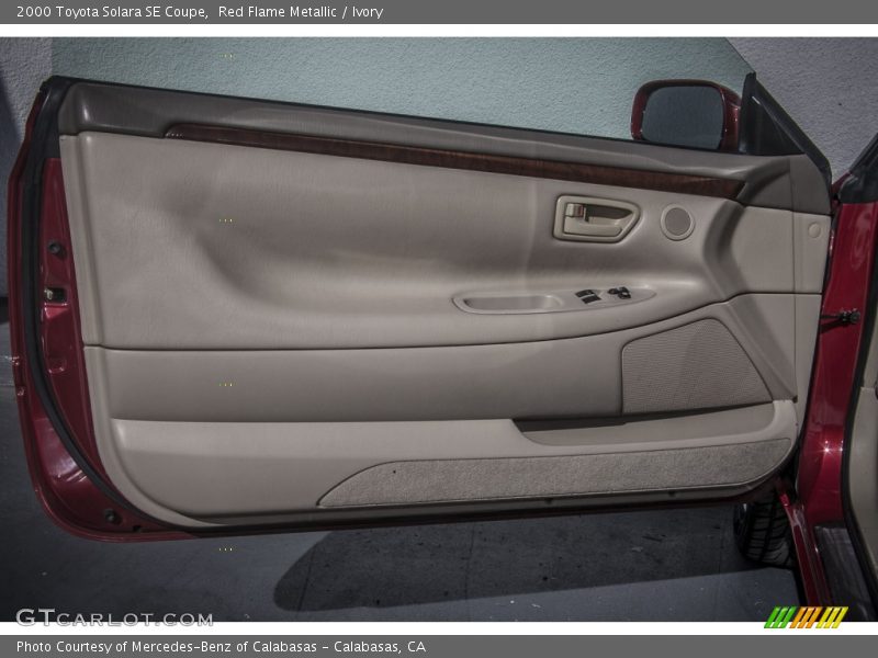 Red Flame Metallic / Ivory 2000 Toyota Solara SE Coupe