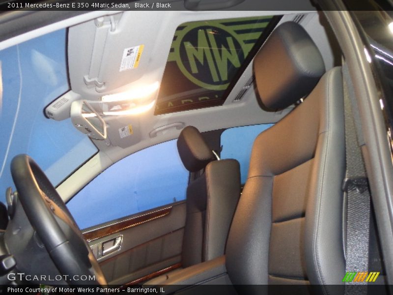 Black / Black 2011 Mercedes-Benz E 350 4Matic Sedan
