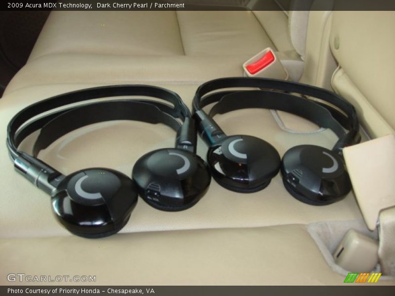 Dark Cherry Pearl / Parchment 2009 Acura MDX Technology