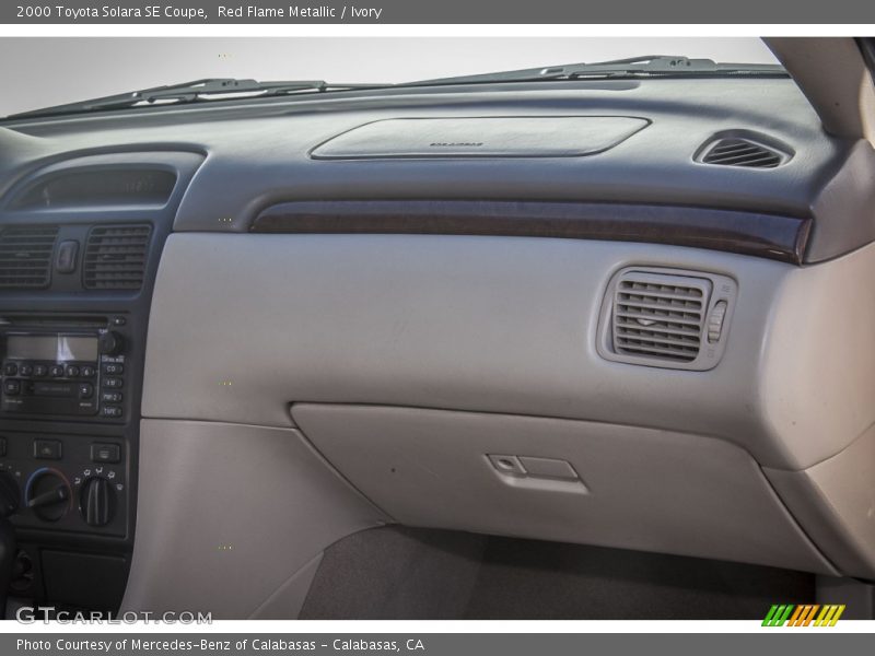 Red Flame Metallic / Ivory 2000 Toyota Solara SE Coupe