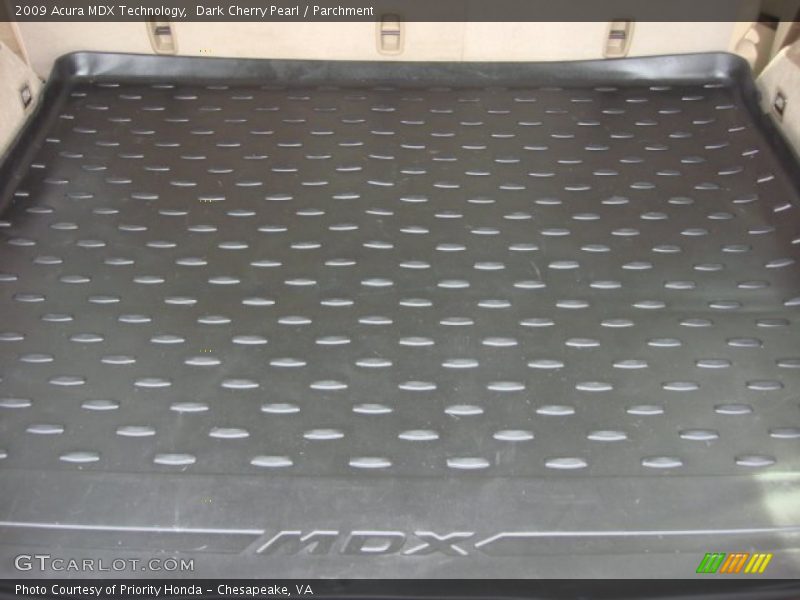 Dark Cherry Pearl / Parchment 2009 Acura MDX Technology