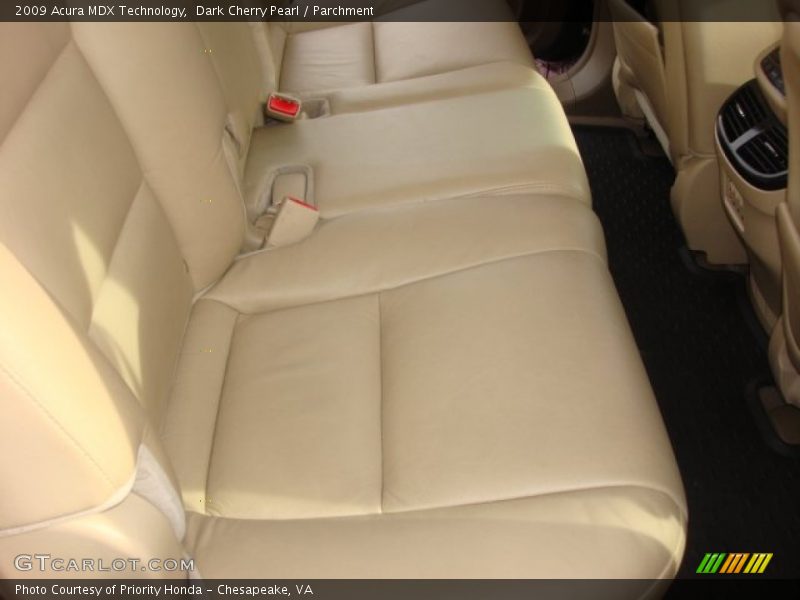 Dark Cherry Pearl / Parchment 2009 Acura MDX Technology