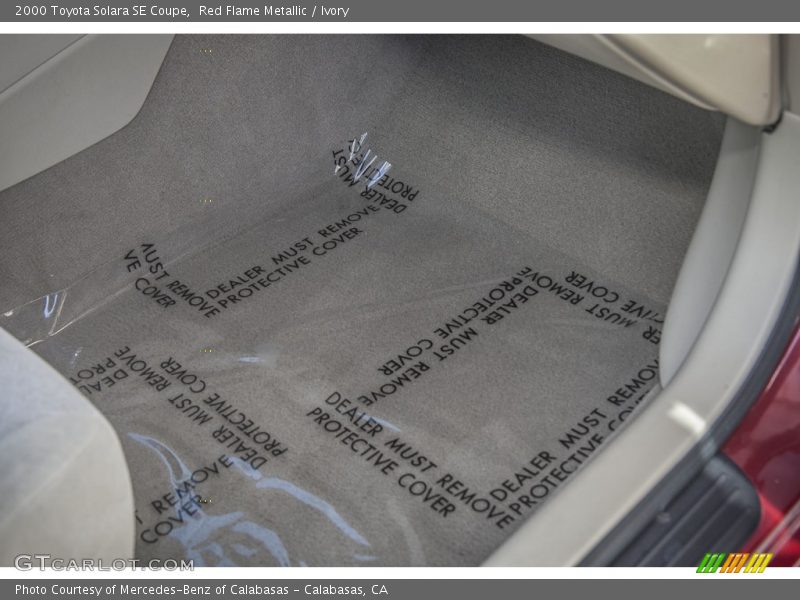 Red Flame Metallic / Ivory 2000 Toyota Solara SE Coupe