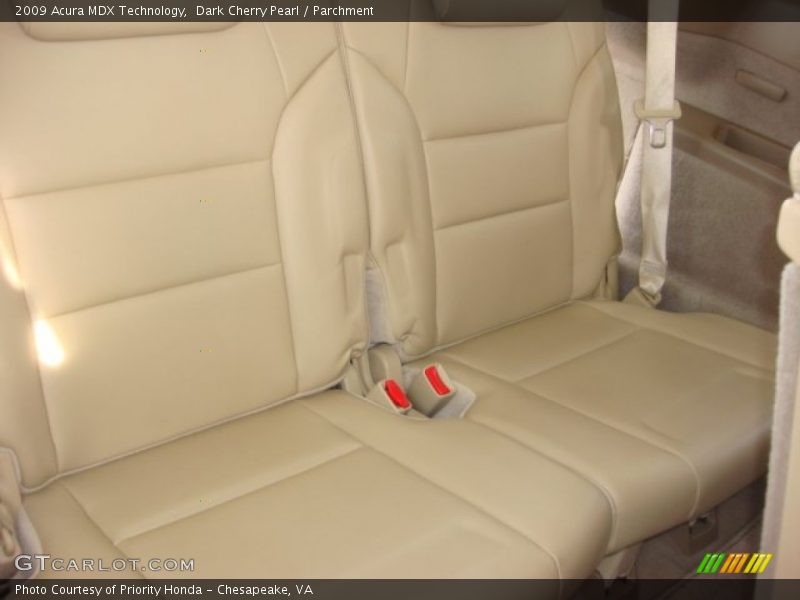 Dark Cherry Pearl / Parchment 2009 Acura MDX Technology
