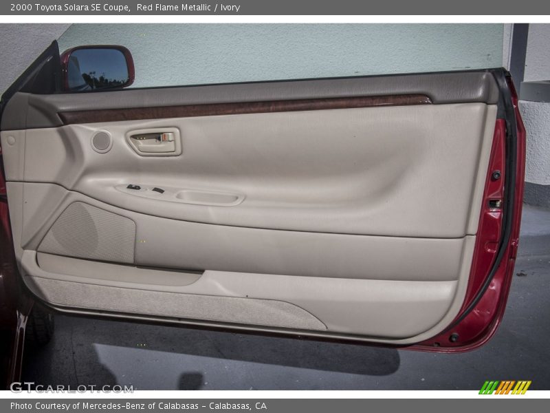 Red Flame Metallic / Ivory 2000 Toyota Solara SE Coupe
