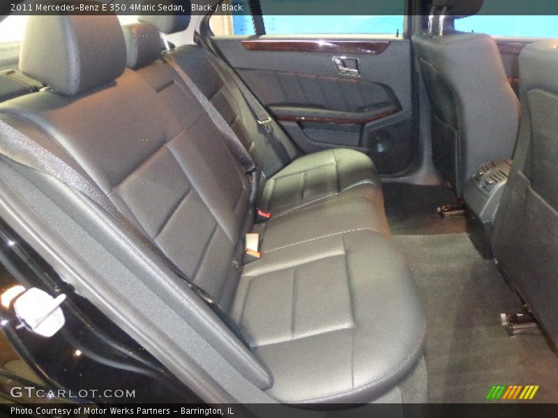 Black / Black 2011 Mercedes-Benz E 350 4Matic Sedan