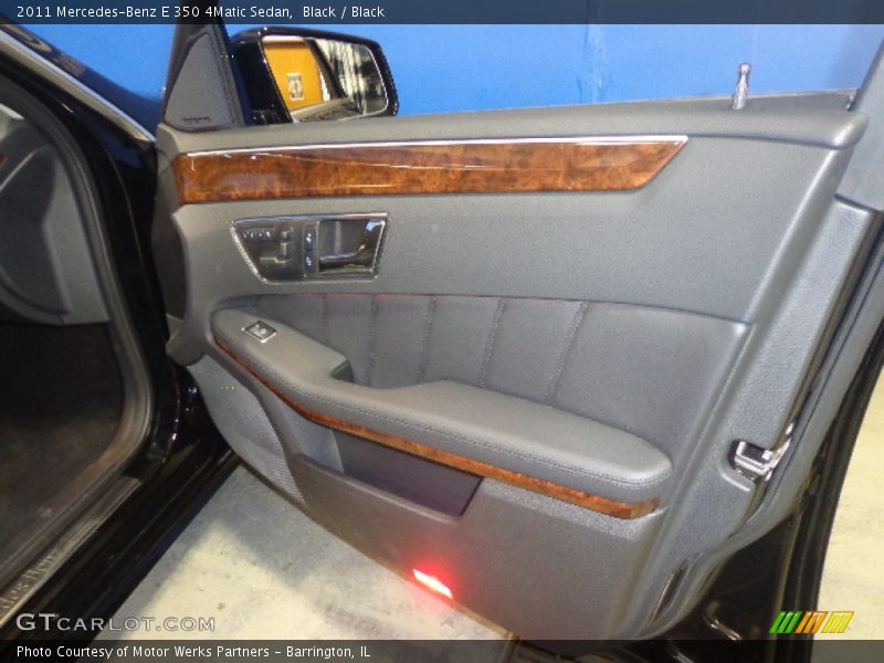 Black / Black 2011 Mercedes-Benz E 350 4Matic Sedan