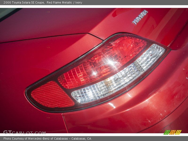 Red Flame Metallic / Ivory 2000 Toyota Solara SE Coupe