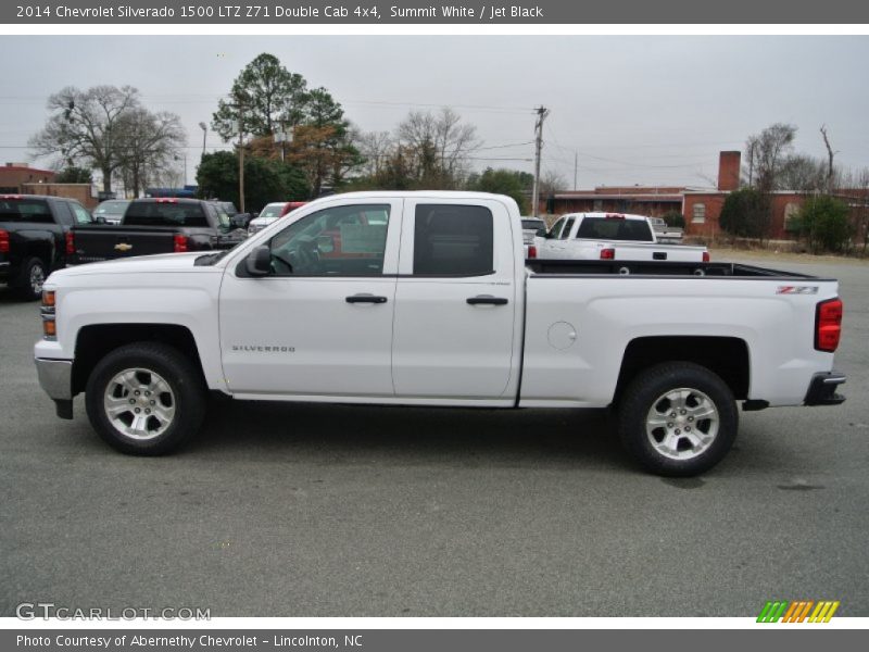 Summit White / Jet Black 2014 Chevrolet Silverado 1500 LTZ Z71 Double Cab 4x4