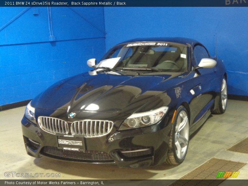 Black Sapphire Metallic / Black 2011 BMW Z4 sDrive35is Roadster