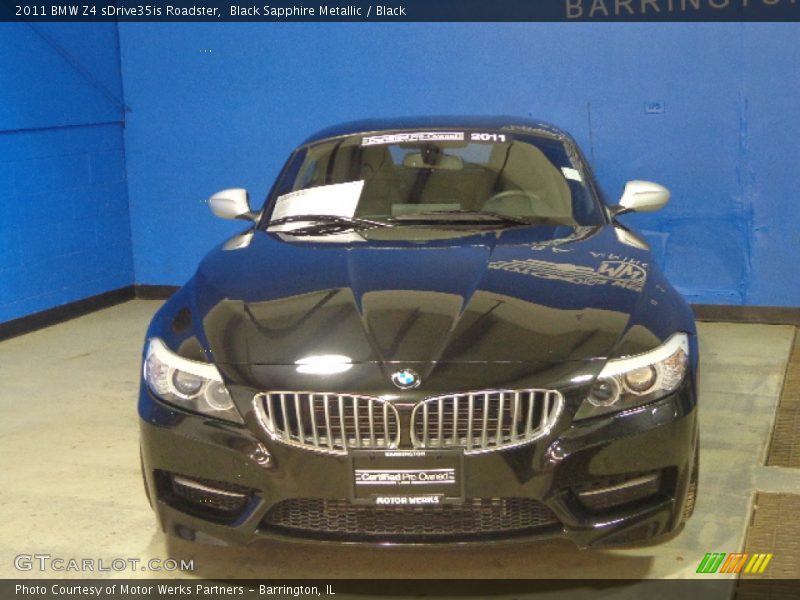 Black Sapphire Metallic / Black 2011 BMW Z4 sDrive35is Roadster