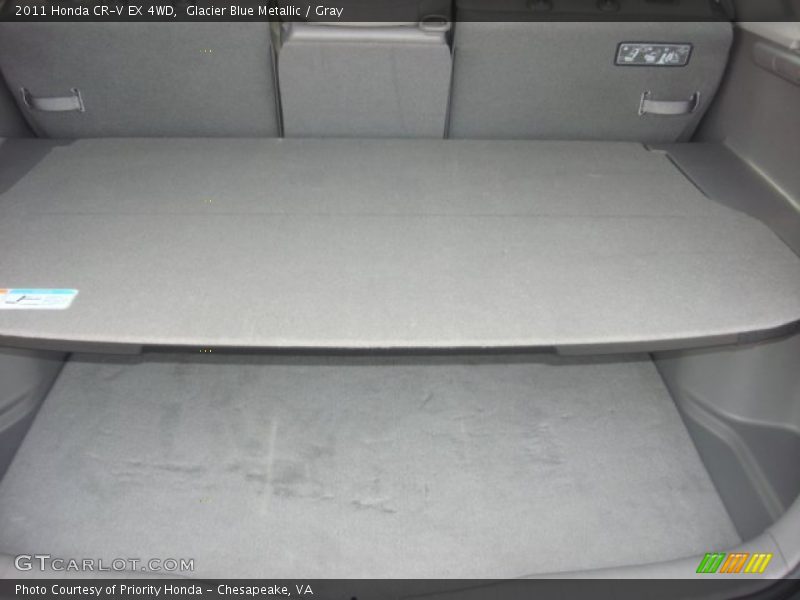 Glacier Blue Metallic / Gray 2011 Honda CR-V EX 4WD