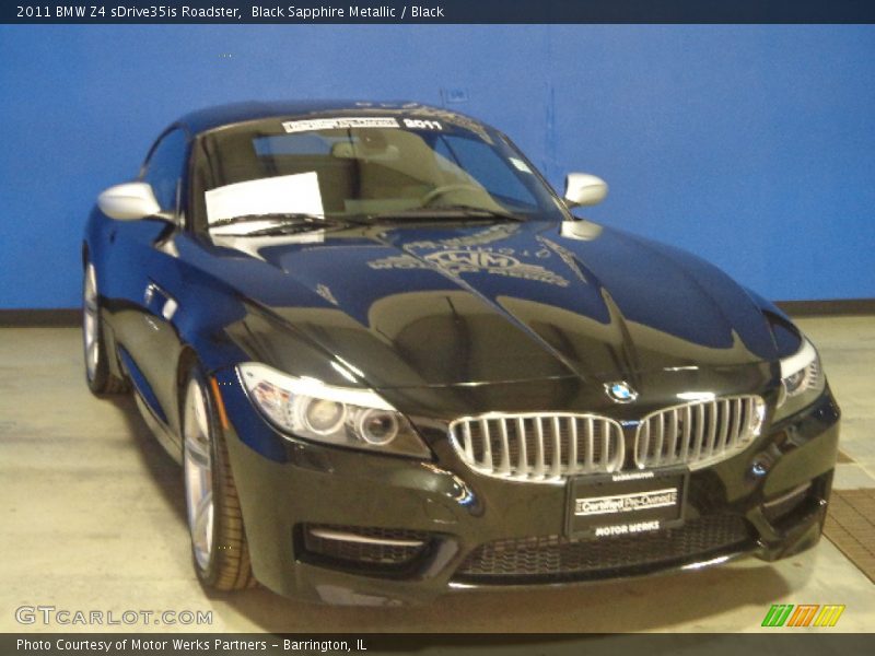 Black Sapphire Metallic / Black 2011 BMW Z4 sDrive35is Roadster