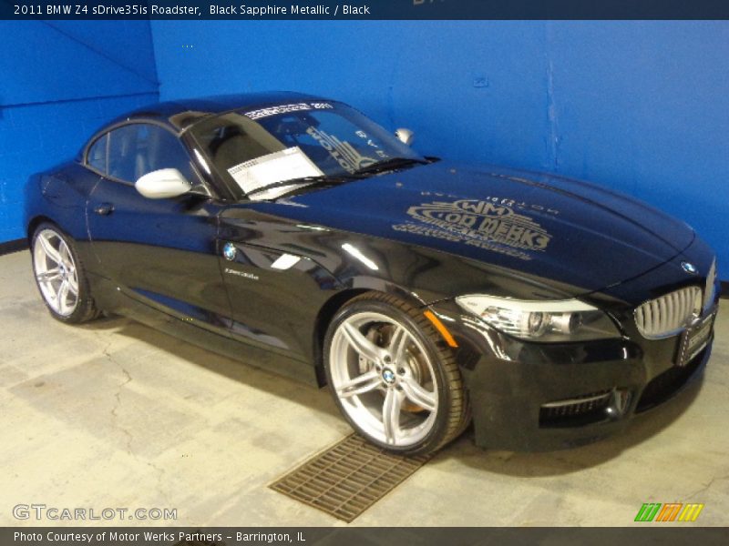 Black Sapphire Metallic / Black 2011 BMW Z4 sDrive35is Roadster