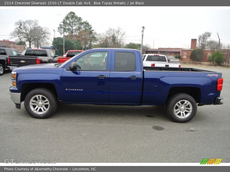  2014 Silverado 1500 LT Double Cab 4x4 Blue Topaz Metallic