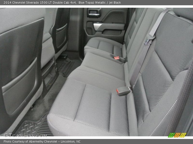 Blue Topaz Metallic / Jet Black 2014 Chevrolet Silverado 1500 LT Double Cab 4x4