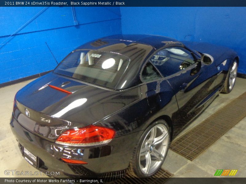 Black Sapphire Metallic / Black 2011 BMW Z4 sDrive35is Roadster