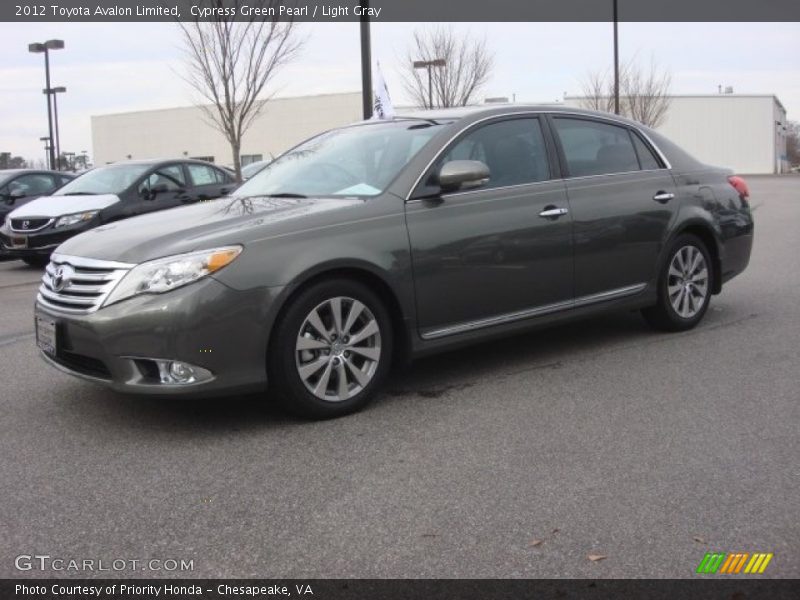 Cypress Green Pearl / Light Gray 2012 Toyota Avalon Limited