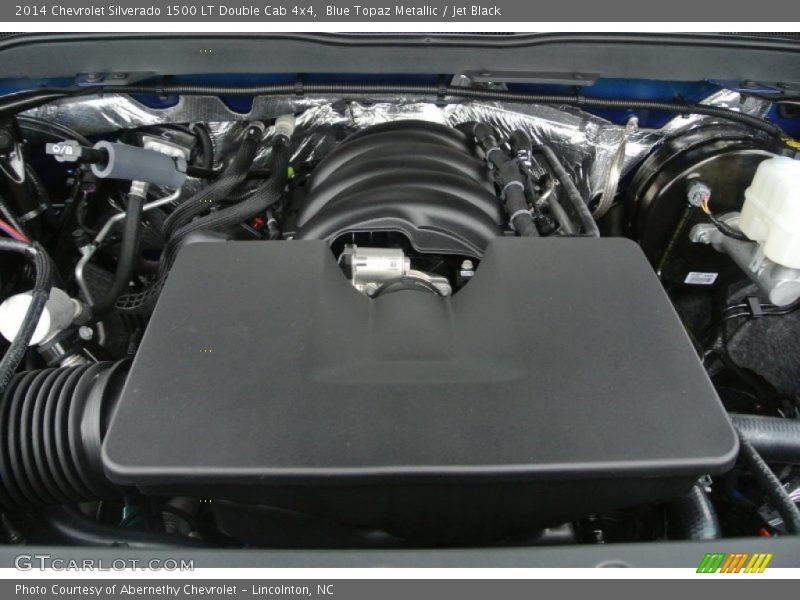 Blue Topaz Metallic / Jet Black 2014 Chevrolet Silverado 1500 LT Double Cab 4x4