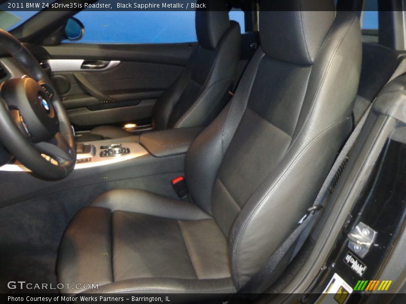 Black Sapphire Metallic / Black 2011 BMW Z4 sDrive35is Roadster
