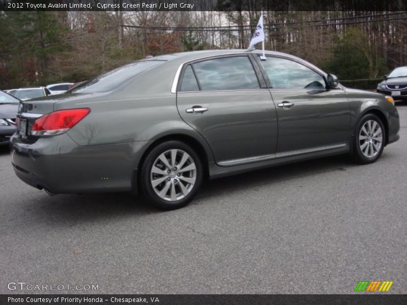 Cypress Green Pearl / Light Gray 2012 Toyota Avalon Limited