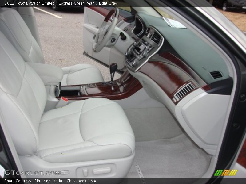 Cypress Green Pearl / Light Gray 2012 Toyota Avalon Limited