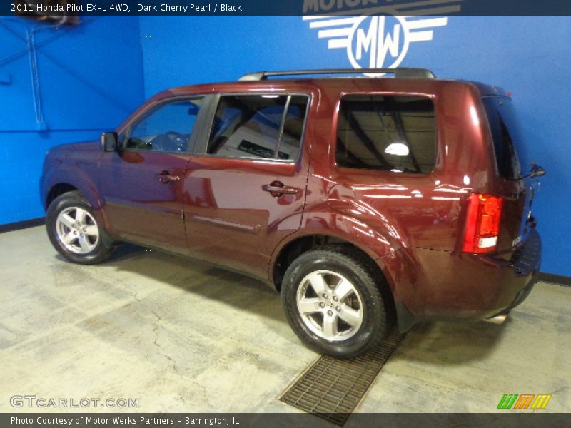 Dark Cherry Pearl / Black 2011 Honda Pilot EX-L 4WD