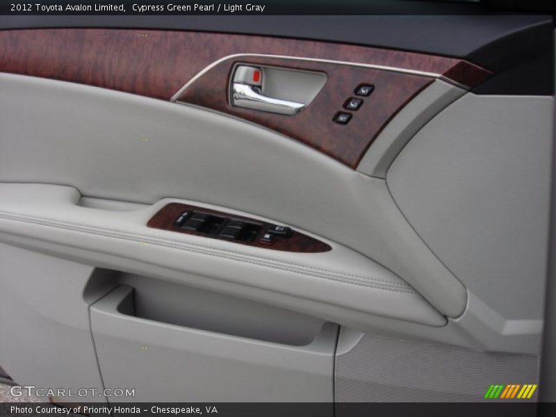 Cypress Green Pearl / Light Gray 2012 Toyota Avalon Limited