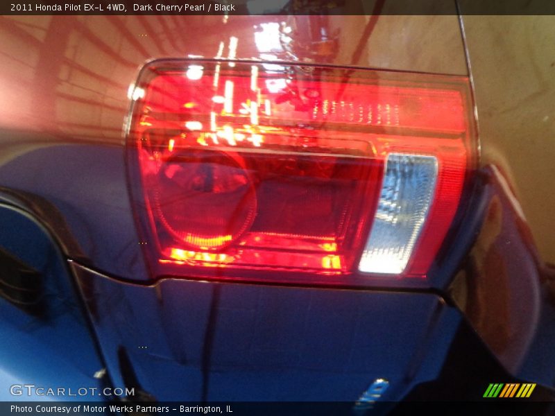 Dark Cherry Pearl / Black 2011 Honda Pilot EX-L 4WD