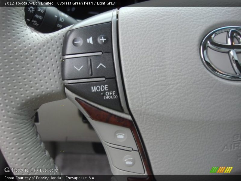 Cypress Green Pearl / Light Gray 2012 Toyota Avalon Limited