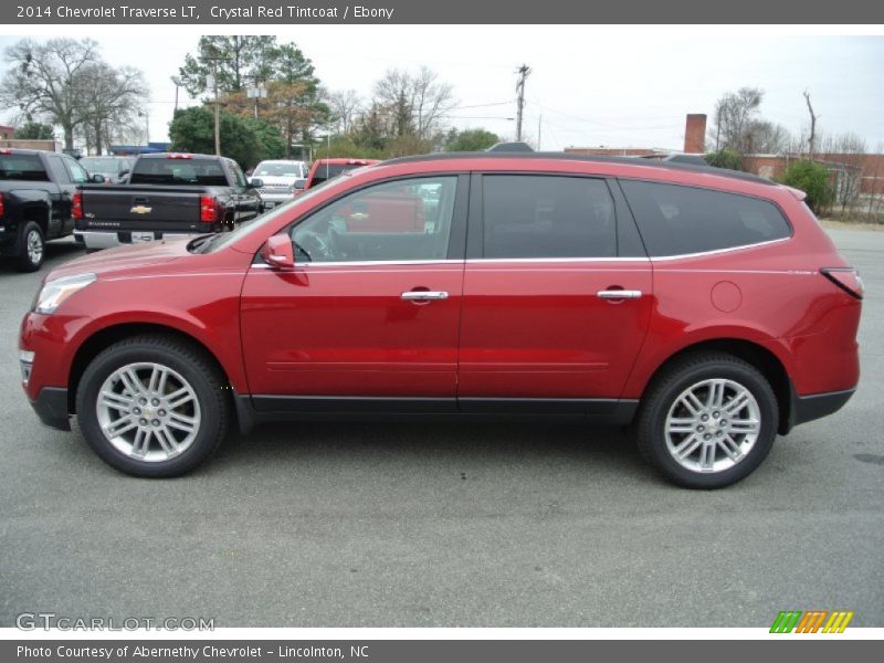  2014 Traverse LT Crystal Red Tintcoat