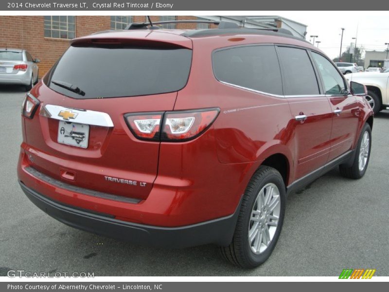 Crystal Red Tintcoat / Ebony 2014 Chevrolet Traverse LT