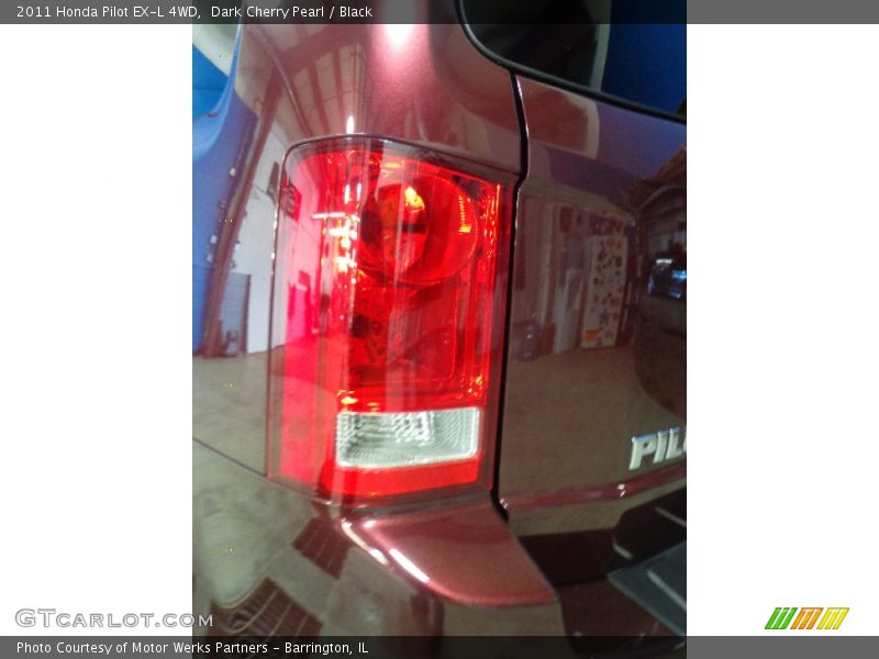 Dark Cherry Pearl / Black 2011 Honda Pilot EX-L 4WD