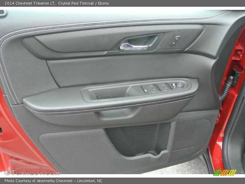 Crystal Red Tintcoat / Ebony 2014 Chevrolet Traverse LT