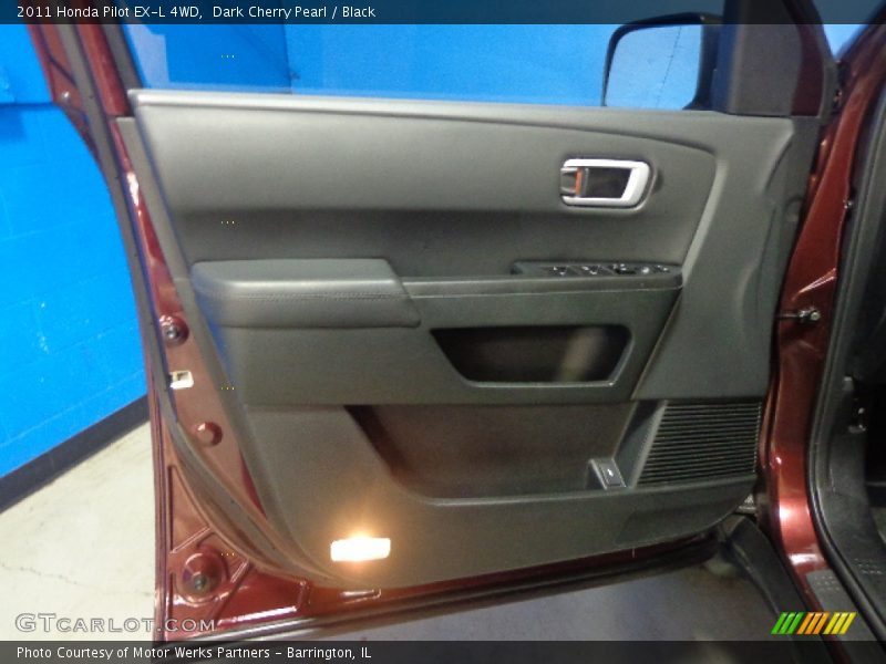 Dark Cherry Pearl / Black 2011 Honda Pilot EX-L 4WD