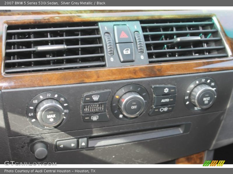 Silver Grey Metallic / Black 2007 BMW 5 Series 530i Sedan