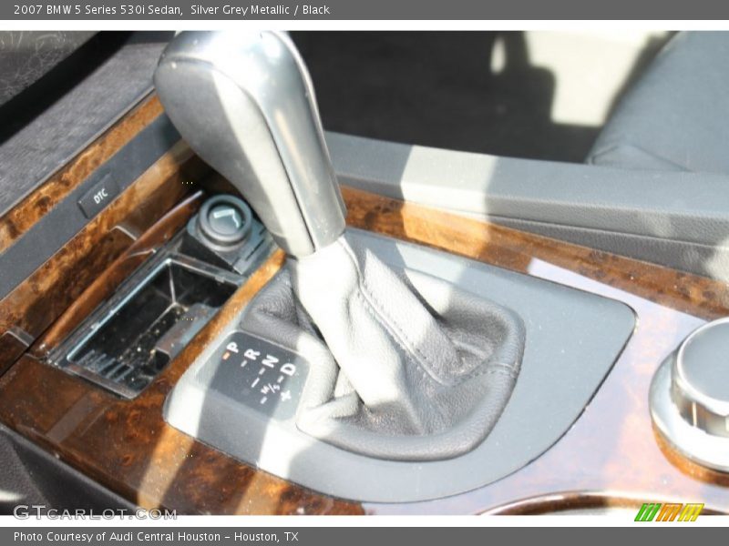 Silver Grey Metallic / Black 2007 BMW 5 Series 530i Sedan
