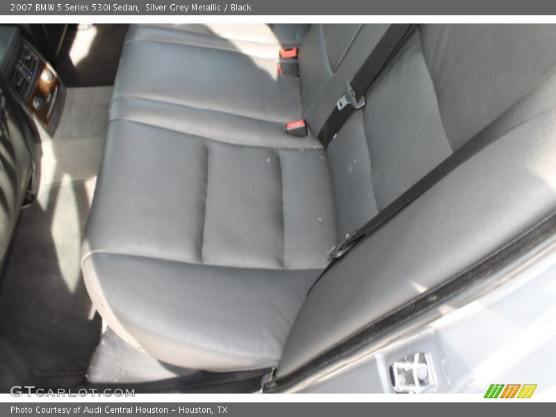 Silver Grey Metallic / Black 2007 BMW 5 Series 530i Sedan
