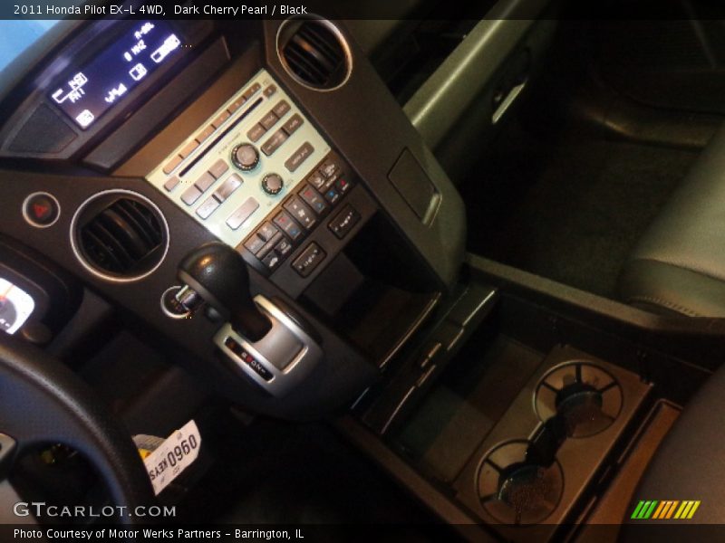 Dark Cherry Pearl / Black 2011 Honda Pilot EX-L 4WD
