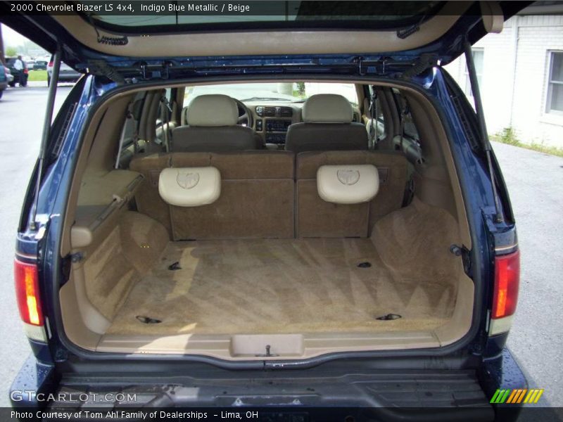 Indigo Blue Metallic / Beige 2000 Chevrolet Blazer LS 4x4