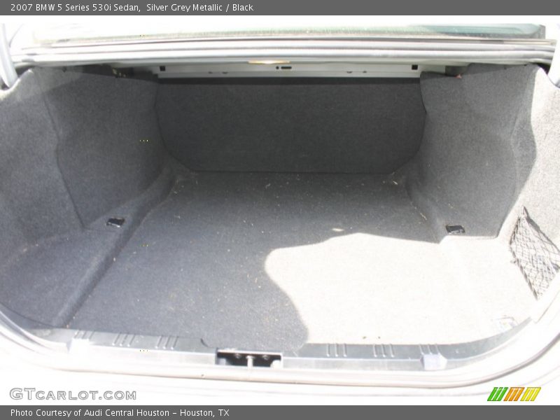 Silver Grey Metallic / Black 2007 BMW 5 Series 530i Sedan