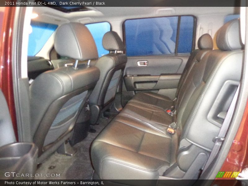 Dark Cherry Pearl / Black 2011 Honda Pilot EX-L 4WD