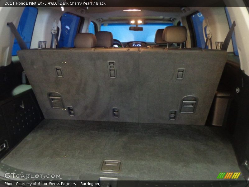 Dark Cherry Pearl / Black 2011 Honda Pilot EX-L 4WD